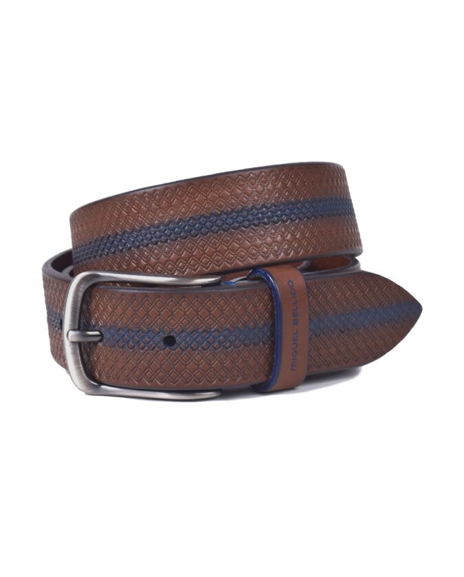 Cinturon de piel marron Bellido sport Cinturon de piel marron Bellido sport